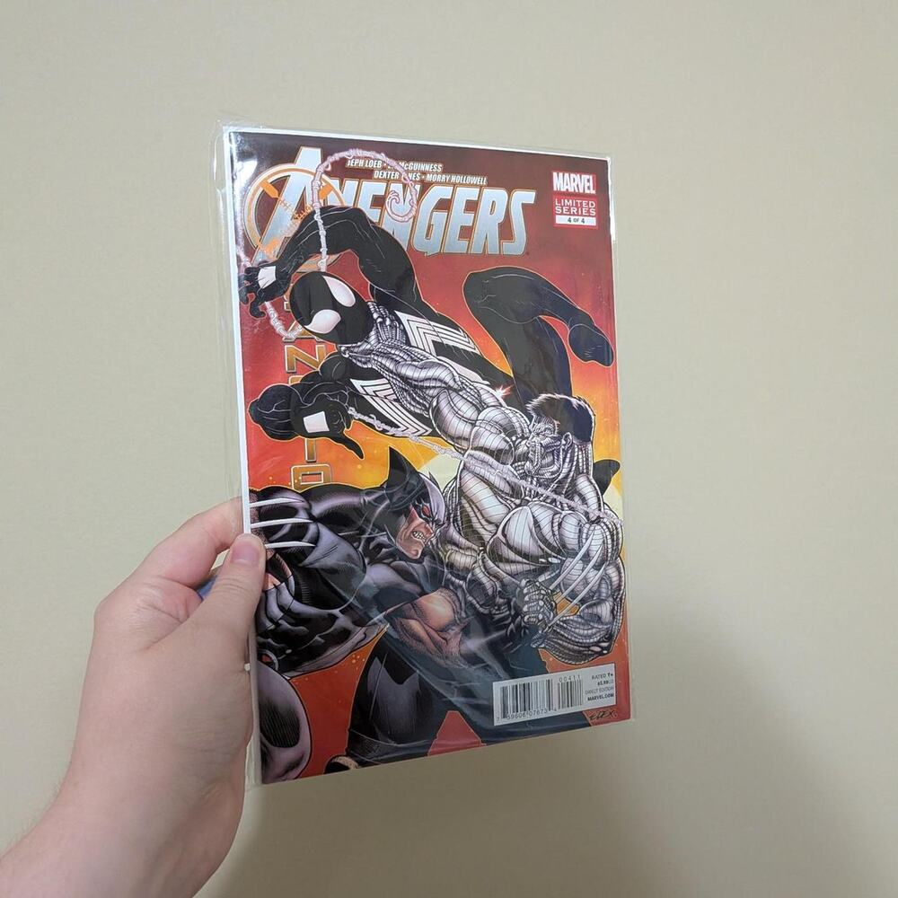 Avengers Limited Series 4 of 4 Comic Book With Venom & Spider-Man